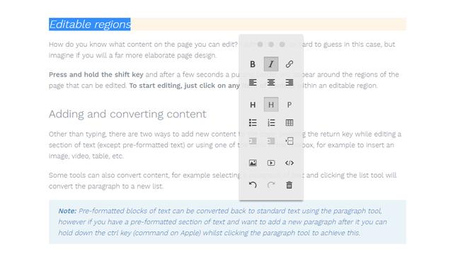 不得不佩服，美觀小巧的網(wǎng)頁內(nèi)容編輯器——ContentTools